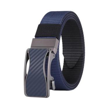 Imagem de Cinto Tático Masculino Durável Reversível De Lona Nylon Com Fivela Est