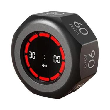 Imagem de Timer Digital Recarregável Para Cozinha Com Sensor De Gravidade E 7 Co