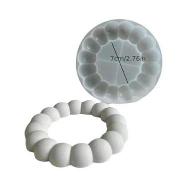 Imagem de Molde De Silicone DIY Para Bandeja De Bolhas E Porta-Copos, Para Resin