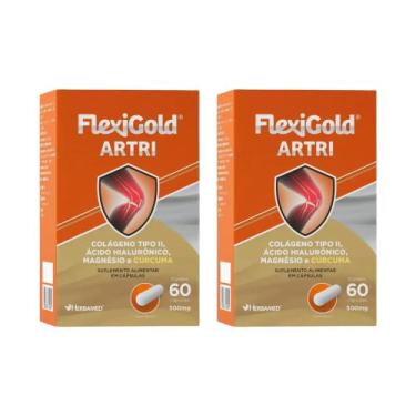 Imagem de Kit C2 Flexigold Artri C60 Herbamed  Saúde Articular - Herbamed Labora