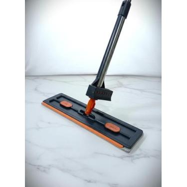 Imagem de Mop Flat Plano 42cm Lava e Seca Microfibra Articulado Gira 360 Cabo 1,