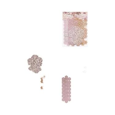 Imagem de Papel De Renda Com Textura Vintage 10pcs Para Scrapbook, Álbum De Foto