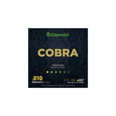 Imagem de Encordoamento Para Violão Aço Cobra Bronze .010 - Geefle