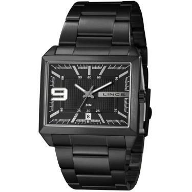 Imagem de Relógio Lince Masculino Preto Quadrado Mqn4752l46 P2px