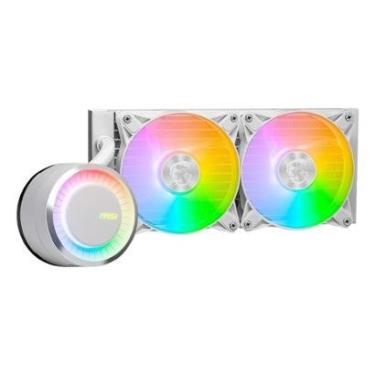 Imagem de Water Cooler MSI Mag Coreliquid E240, ARGB, 240mm, AMD/Intel, Branco - MAG CORELIQUID E240 WHITE-Unissex