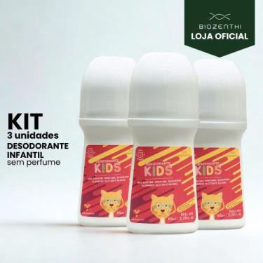 Imagem de KIT 3 UN DESODORANTES ROLL-ON NATURAL INFANTIL GATO DIVINO - 65 ML - B