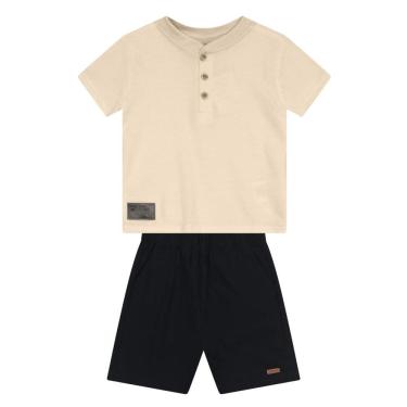 Imagem de Conjunto infantil menino malha artesanal Mundi