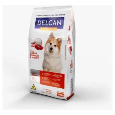 Imagem de Ração Delcan Super Premium Cães Adultos Raças Pequenas e Médias Sabor 