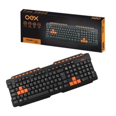 Imagem de Teclado Gamer Com Fio Usb Pr/lr - Action Oex Tc200 Gamer