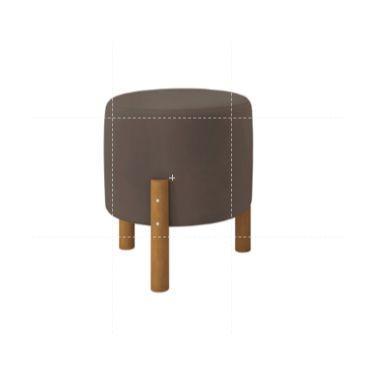 Imagem de Kit 2 Puff Duplo Sala Banquinho Banqueta Quarto Sala DecorativoTecido 