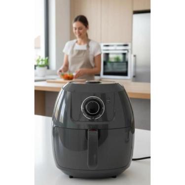 Imagem de Air Fryer 6.5L Família 1700W Cesto 5L Saudável Grafite - Congratulatio
