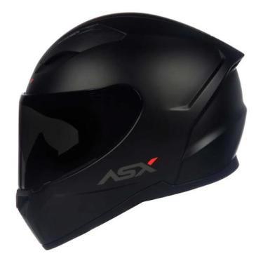Imagem de Capacete ASX City Solid Fosco  Preto Grafite Tamanho 62 XL