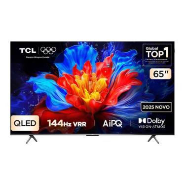 Imagem de Smart TV TCL 4K QLED 65" Polegadas com Google Assistente, Dolby Atmos 