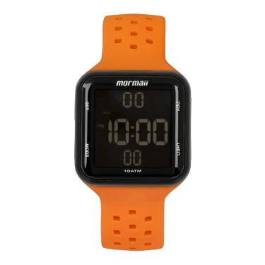 Imagem de Relógio MORMAII masculino digital laranja MO6600AO/8L