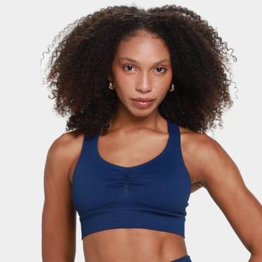 Imagem de Top Selene Nadador Feminino, Azul escuro, G