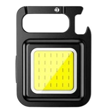 Imagem de Lanterna Recarregável Chaveiro Multifunção Led Cob Abridor - THOR