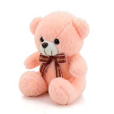 Imagem de Pelúcia Urso Com Laço Brinquedo Antialérgico Decoração De Cesta - For 