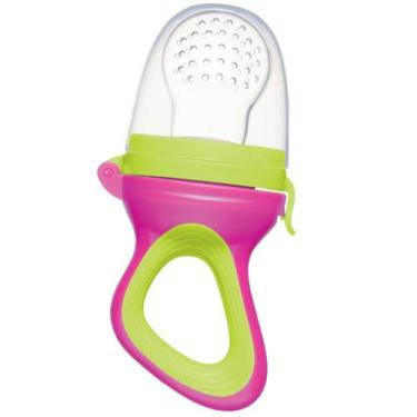 Imagem de Porta-frutinha sugador em silicone - - BUBA, Rosa e Amarelo