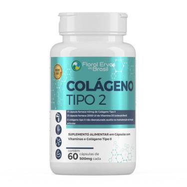 Imagem de Colágeno Tipo 2 II 500mg 60 Cápsulas - Floral ervas - Floral Ervas do 