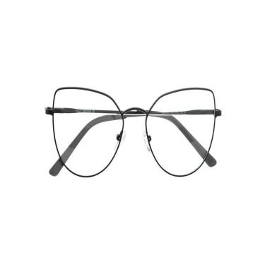 Imagem de Armação Óculos de Grau Feminina Gatinho Varsóvia-Feminino