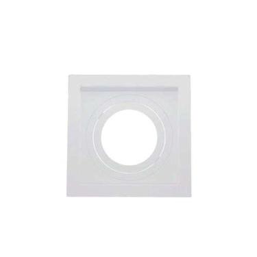 Imagem de Spot de Embutir Conecta Par20 Quadrado Recuado Branco 13cm Evoled