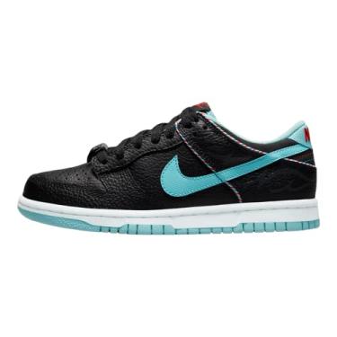 Imagem de Nike Sapatos Infantis Dunk Low SE (GS) Free 99 Centavos CZ2496-001, Preto/Copa branco-vermelho, 6.5 Big Kid