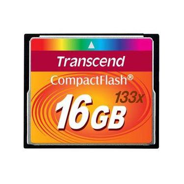 Imagem de Cartão Memória Compact Flash Cf 16Gb Transcend 133X