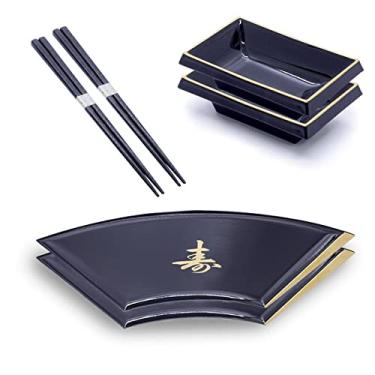 Imagem de Kit Japonês Oriental Para 2 Pessoas Sushi Sashimi