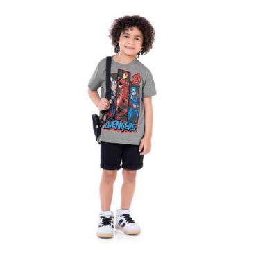 Imagem de Camiseta Os Vingadores Infantil Masculino - Fakini 2592 Avengers
