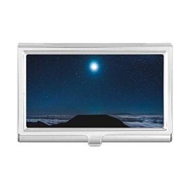 Imagem de Porta-cartões Moon Night Sky Carteira de bolso