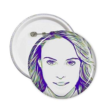 Imagem de Glamour American Fashion Pulchritude Pin Emblema Emblema Acessório Decoração 5 peças