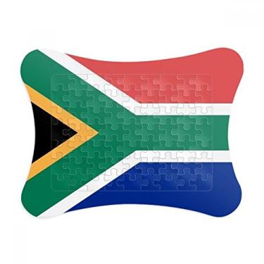 Imagem de Moldura de quebra-cabeça com a bandeira nacional da África do Sul da África