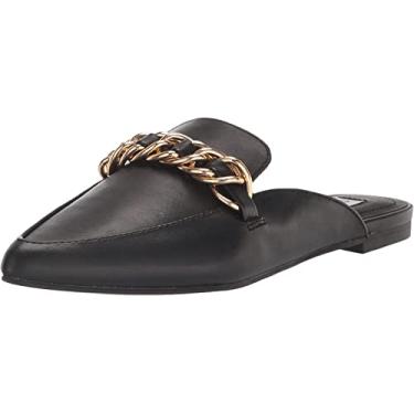 Imagem de Steve Madden Mule feminino Faine, Couro preto, 7.5