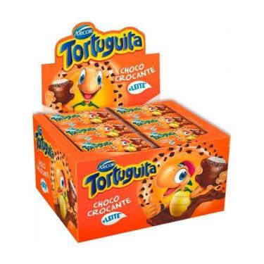 Imagem de Chocolate Tortuguita Chococrocante 18,5G 24 Unidades Arcor