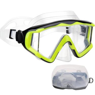 Imagem de Máscara de mergulho, máscara de snorkel de natação antiembaçamento, adequada para adultos, mergulho, natação, snorkeling, óculos, máscaras