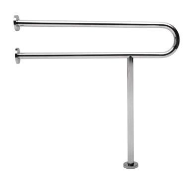 Imagem de Barra de Apoio Fixa 80cm Aço Inox Astra Prata