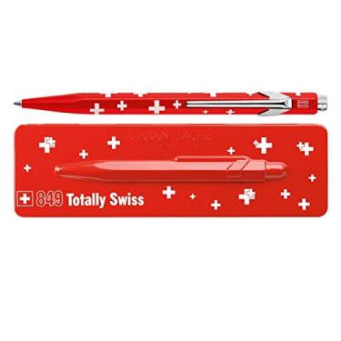 Imagem de Caran D'Ache Pop Line Caneta Esferográfica, Vermelho/Branco, Punta Média, 1 Unidade