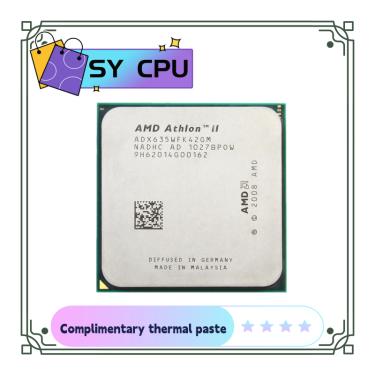 Imagem de Processador CPU AMD-Athlon II Quad-Core  Socket AM3  Socket AM3  4 núcleos  ADX635WFK42GI
