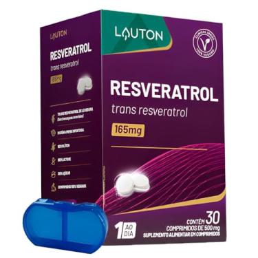 Imagem de Trans Resveratrol 165mg Lauton (Clinical Series) 30 Comprimidos + Porta Cápsulas