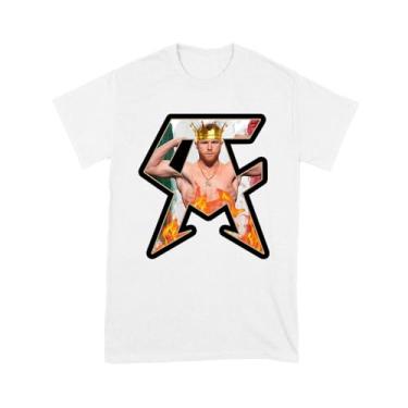 Imagem de Camiseta Canelo Alvarez Crowned Champion - Design monograma CA, Branco, GG