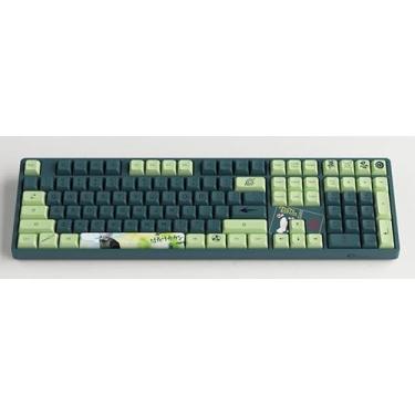 Imagem de TECLADO GAMER SWITCH AKKO LAVENDER PURPLE TACTILE KEYCAPS JDA PBT DYE-SUB FULL-SIZE MODELO NARUTO KAKASHI 5108S