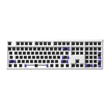 Imagem de TECLADO MECANICO AKKO MONSGEEK MG108W BRANCO (SOUTH-FACING)