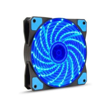 Imagem de Cooler Fan Led 120mm Master Azul 12 X 12 Cm 12v Molex - Hayom