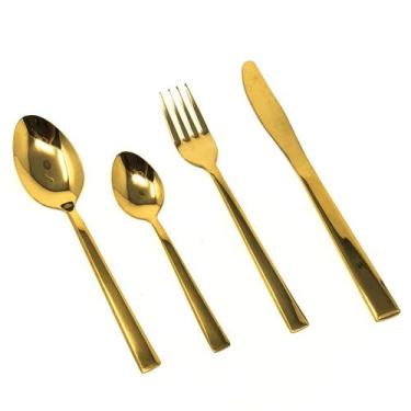 Imagem de Jogo talheres de mesa Faqueiro 16 peças Royal Norfolk Aparelho de Jant