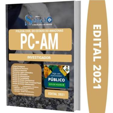 Imagem de Apostila Concurso Pc Am - Investigador, Livro, Papel
