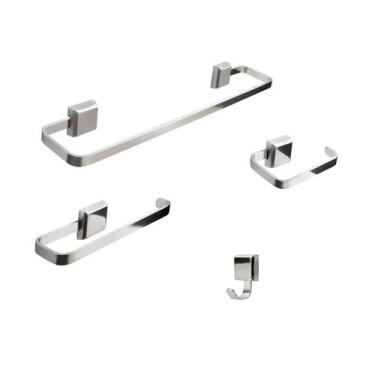 Imagem de Kit De Acessórios Para Banheiro 4 Peças Luxo - LGC COMERCIAL