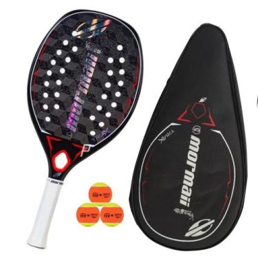 Imagem de Raquete de Beach Tennis Mormaii Triax 24k