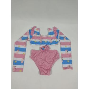 Imagem de Maiô Moda Praia infantil e bebê Com Proteção UV - Bella Fllor Kids