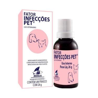 Imagem de Medicamento Homeopático Arenales Fator Infecções Pet