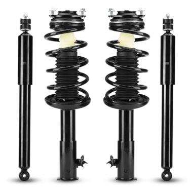 Imagem de Amortecedores traseiros e dianteiros com molas helicoidais para Honda Civic 2006-2011 SOMENTE Sedan 1.3L 1.8L / Acura CSX Only Sedan 2.0L, conjunto de amortecedores de choque Strut 2007 2008 2009 2010